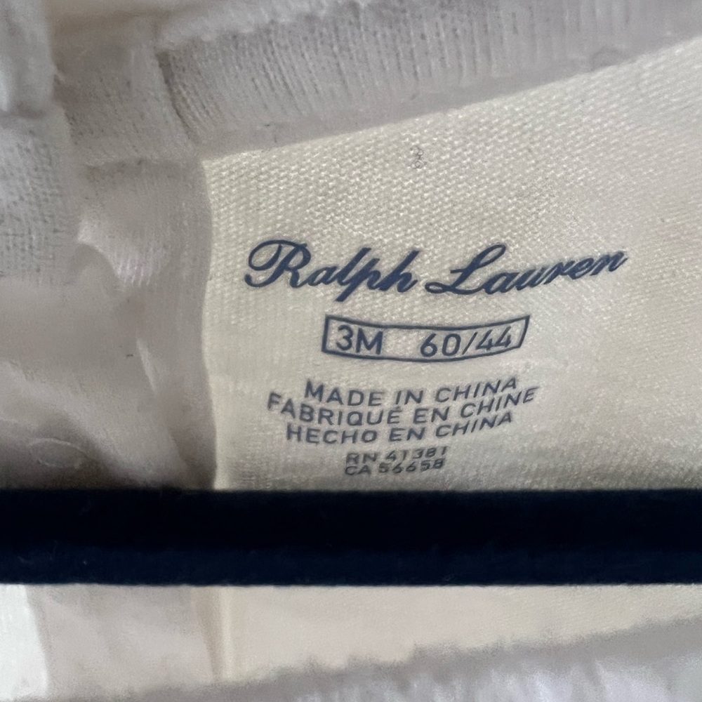 Polo Ralph Lauren Embroidered Ruffled Top, Baby Girls - Picture 5 of 5